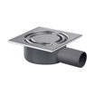 Slika Kanalizacioni slivnik Ø50 mm horizontalni TPS100 inox rešetka